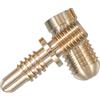 DECHOUS Set di Adattatori per Bussole in Ottone Dorato per Stecca da Biliardo e Snooker, Viti Cilindriche per Estensione e Miglior Presa Elegante