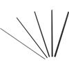 Beavorty 5pezzi Kit Riparazione Canna Spinning in Fibra di Carbonio Solida per Pesca in Acqua Dolce e Salata Punte di Ricambio Resistenti e Leggere per Baitcasting e Carpfishing