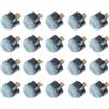 GLEAVI 30pezzi Punte Stecca Biliardo Morbide Avvitabili per Pool e Snooker Ricambio Precisione per Stecche da Casa e Professionali Kit Riparazione Facile Montaggio