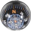 HORIALENCE Bussola Nera Sferica in Plastica Resistente Guida Direzionale Precisa per Auto e Moto per Avventure All'aperto e Campeggio