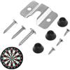 Naqqios Wear Resistant Dart Board Dart Board Mounting Kit Metal Mounting Hardware