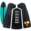 Generico EVA Surfboard Deck Traction Pads 3PCS - EVA 33x30x2.5cm