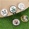 WEIYOUDP Marcatore per palline da golf personalizzato, con clip magnetica per cappello con nome del logo fotografico, regalo personalizzato per golfisti, uomini e donne, accessorio per golf (scegli