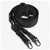 YAXIAO Cinghie per Fucile 90-150×3.8cm Cinghia Fucile Cinghie per Airsoft per All'Aperto Softair Camping Addestramento al Tiro Esercitazioni Tattiche Escursionismo Caccia (Nero)