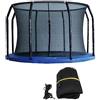 Generic Rete di ricambio per trampolino, rete di sicurezza anti-caduta, adatta per 6/8 aste ad arco con telaio rotondo, rete protettiva