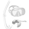 Zestivra Set Snorkeling per Adulti Attrezzatura Sub con Visuale Panoramica