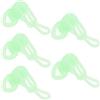 SHERCHPRY Supporto Protezione Filo e Praticità Portatile in Silicone 5 Pezzi Anelli Elastici di Colore Verde Chiaro per Amo da Pesca per Esche da Pesca in Acqua Dolce
