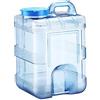 KQFCAZRE Contenitore per Acqua da Campeggio Barile di Stoccaggio dell'Acqua con Coperchio Borraccia per Acqua Potabile Secchio per Acqua Borraccia per Zaino