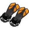 AOWINHIT Pinne da Snorkeling Regolabili per Nuoto con Materiale Morbido TPR Pinne da Immersione Lunghe 2 Pezzi per Un'esperienza di Snorkeling Confortevole (M)