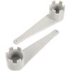 Mikikit 2 Pezzi Chiave per Valvole Aria in PVC Leggera e Facile da Trasportare, Attrezzo per Kayak e Barche Gonfiabili, per Canoe e Gonfiatori Portatili