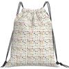 JBJGKHLP Introduzione di varie verdure stampa coulisse zaino donna uomo sport allenamento viaggio yoga borsa fitness portatile