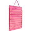 TISHITA Porta Medaglie Parete Espositore Organizzatore Cinture Taekwondo Portarack Feltro Tasche Trasparenti Appendere Uniformi Medaglie Adatto per Camera da Letto Palestra Studio Arti Marziali, Rosa