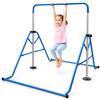 Eieblek Asta da ginnastica per bambini, pieghevole, regolabile in altezza, 115-155 cm (blu)