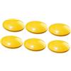 Fzaqwen 6 Pezzi Golf Force Plate Attrezzo Allenamento Golf Piastra Fisica Esercizio Stabilità Lancio Resistente al Adatto per Principianti, Giallo