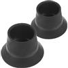 SAFIGLE 2 Pezzi Copri Gambe Trampolino in Gomma Nero Antiscivolo e Resistente all Usura, Protezione Sicura per Parti di Trampolino da Giardino