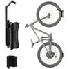 Maclean - Supporto da parete per bicicletta verticale fino a 35 kg, colore: nero