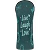 GuoChe Coprimazza da golf con etichette intercambiabili n. per driver Fairway Wood Hybrid Live Laugh Love