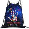 Generic Zaino con Coulisse National Hispanic Heritage Month Borsa con Coulisse Pieghevole Sacchetta Sportiva Grande capacità Sacca da Palestra per Viaggi Unisex Spiaggia