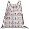 JBJGKHLP I Love London, zaino da donna con coulisse, per sport, allenamento, viaggi, yoga, borsa fitness portatile