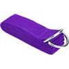 Hiraith Cintura da Yoga Cintura da Yoga Regolabile Fascia Elastica Fascia Elastica da in Cotone da 72 Pollici Migliora la flessibilità Gamma di Movimento Fibbia a Sgancio (Viola scuro)