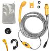 Generic Doccia da campeggio ricaricabile, pompa elettrica da 6000 mAh, kit doccia portatile da 35-60 W per campeggio ed escursionismo, impermeabile, 4 modalità di spruzzo, bagno e autolavaggio
