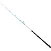 Qqmora Canna da Pesca Portatile in Fibra di Carbonio Telescopica in 2 Pezzi per Avventure di Pesca in Acqua Salata (1,8 metri)