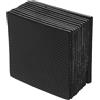 TEHAUX Spessori di Livellamento in Peva 12 Pezzi Nero Quadrati Resistenti all'Usura per Stabilizzare Tavoli da Biliardo per Gambe Tavolo da Biliardo e Mobili in Cucina, per Ristoranti