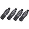 Yosoo Health Gear Connettore a Sgancio Rapido per Pesca, 4 Pezzi in Lega di Alluminio per Portacanna, Accessori da Pesca Durevoli per Rod Pod Bank Sticks