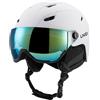 Lixada Casco da sci con occhiali, casco da snowboard per uomo e donna