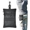 Generic Borsa per oggetti di valore da golf con cerniera - 20 x 14 cm Organizer con supporto a T | Borsa per accessori da golf con cerniera per zaino da cintura pratica di allenamento all'aperto viaggi
