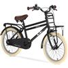 Deryan Cooper - Bicicletta per bambini da 18 pollici, con cavalletto, sella e manubrio regolabili, per bambini da 6 a 10 anni, colore nero