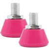 DOITOOL Stopper in Cemento in Rotelle Altezza Pattini Regolabile Gomma per e Design Ergonomico, Fermadita Resistenti All'abrasione Asfalto per Pavimenti