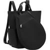 KQFCAZRE Zaino da Tennis Borsa da Pickleball Borsa Portaoggetti in Poliestere Borsa da Palestra per Proteggere L'attrezzatura Adatta per L'allenamento, Nero