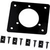 MotiveTech Adattatore Carrello Golf Connettore Porta di Ricarica Piastra Conversione Caricabatterie Accessorio Installazione Facile Materiale Metallo Acrilico
