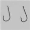 esmen 100 pezzi piccoli ami da pesca con ardiglione senza, occhiello, neri for carpe, attrezzatura for la riva del lago(Barbed,6 UK)