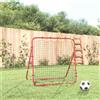LoogCape Rimbalzo da calcio regolabile, 96 x 80 x 96 cm, in acciaio e polietilene per un allenamento preciso, resistente alle intemperie, robusto, con ganci di fissaggio, nastro in e ancoraggio a