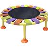 zwxqe Piccolo trampolino | Trampolino portatile | rimbalzo, Trampolino Fitness Pieghevole con Carico da 165 LB, Letto di salto compatto, Attrezzature per esercizi pieghevoli, Piccolo trampolino per la casa