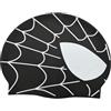 Gobfar Cuffia Piscina, Cuffia da nuoto unisex ed impermeabile, in silicone, Cuffia in Silicone Black Mask anche per chi ha i capelli lunghi, per bambini, per sport acquatici, Elastica Cuffia Piscina