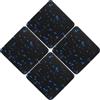 Warmhm 4 Pezzi Tappetini Antiscivolo per Fitness Tappeto Spesso Insonorizzante e Ammortizzante per Tapis da Corsa e Macchina Ellittica Protezione Pavimento Resistente e Facile da Pulire