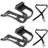 Bediffer Set Fermapiedi da Ciclismo Guida con Struttura Leggera per Bici da Strada e Mountain Bike, 1 Set