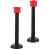 GALPADA Set 2 Maniglie per Allenamento Kettlebell in Plastica Nera, Costruzione Robusta e Design Ergonomico Portatile, per Allenamenti Muscolari a Casa