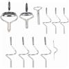 Agatige Set Guide per Canna da Mosca, Guide in Acciaio Inossidabile Occhi Doppio Anello con Fibbia Kit di Riparazione Punta Canna da Pesca a Mosca per Appassionati di Pesca