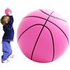 zwxqe Pallacanestro in camera, Dribbling da basket-Ball Silenzioso per interni | Pallone da basket in morbido PU, palla da allenamento 3D | Pallone in schiuma lucida, muto per un migliorato