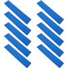 BESPORTBLE Marcatori per Campi da Tennis e Pickleball Resistenti e Precisi Kit 10 Pezzi in TPE Blu per Allenamenti Indoor e Marcatura Linee Campo