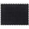 LoogCape Piastrella in gomma nera, 12 mm, 90 x 120 cm, antiscivolo, ammortizzante, isolante dalle vibrazioni, per palestra, cyclette, tapis roulant, canottaggio, panca per manubri, ciclismo al chiuso