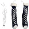 zwxqe Calzini riscaldanti da uomo | Riscaldanti USB Antiscivolo | Accessori Riscaldanti Inverno Indoor Outdoor Freddo Comfort - Autunno Inverno Natale Viaggio Indoor