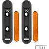 NexRen Copertura laterale per scooter elettrico con strisce riflettenti per modelli Ninebot con 2 ruote posteriori decorative e attrezzi (giallo)