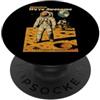 Retro Sci-Fi Space Explorer Astronaut Ar Astronauta retrò Luna Atterraggio Spazio Explorer Vintage Fantascienza PopSockets PopGrip Adesivo