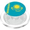 Country Flags Minimalist Graphic (Kazakh Bandiera kazakistana del Kazakistan (telefono fisso) PopSockets PopGrip per MagSafe