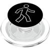 Miftees Segnale stradale per persone a piedi PopSockets PopGrip per MagSafe